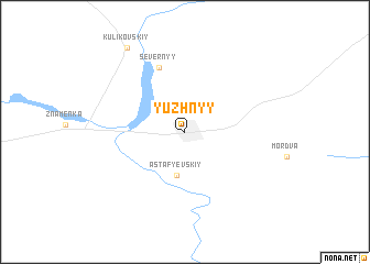 map of Yuzhnyy