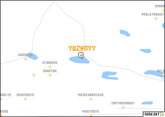 map of Yuzhnyy