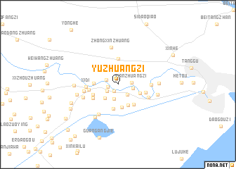 map of Yuzhuangzi