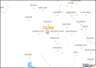 map of Yuzhu