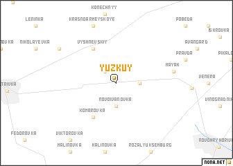 map of Yuzkuy