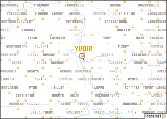 map of Yvoir