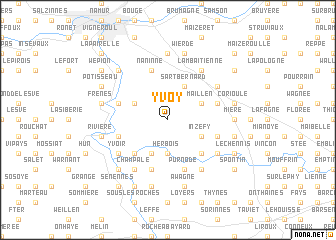 map of Yvoy