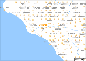 map of Yvra