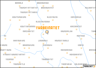 map of Ywabein Atet