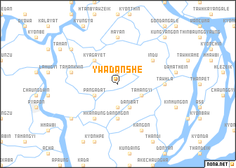 map of Ywadanshe