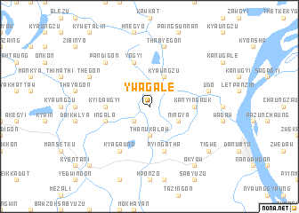 map of Ywagale