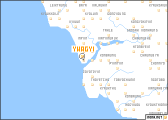 map of Ywagyi