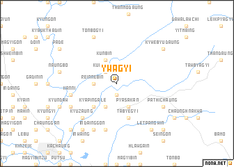 map of Ywagyi