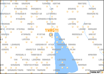 map of Ywagyi