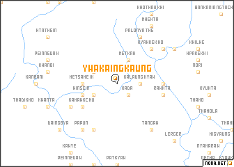 map of Ywakaingkaung