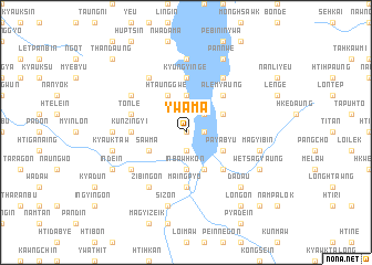 map of Ywama