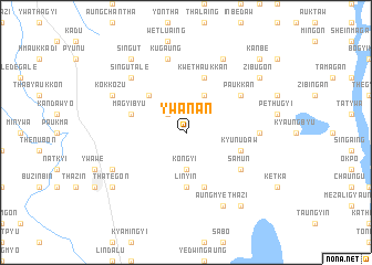 map of Ywanan