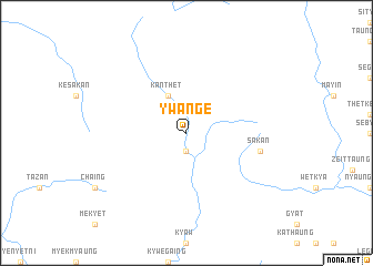map of Ywange