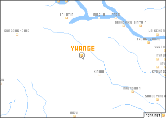 map of Ywa-nge