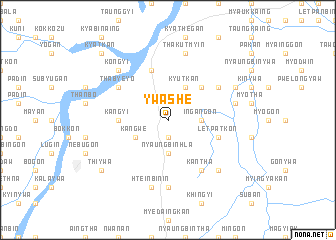 map of Ywashe