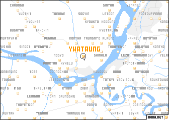 map of Ywataung