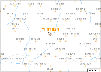 map of Ywataza