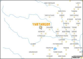 map of Ywathagon