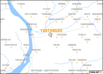 map of Ywathagon
