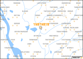 map of Ywathaya