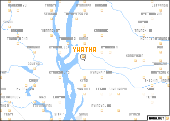 map of Ywatha
