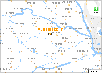 map of Ywathitgale