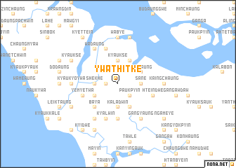 map of Ywathitke