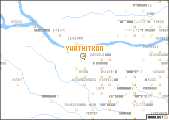 map of Ywathitkon