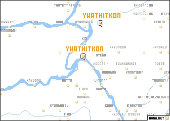 map of Ywathitkon