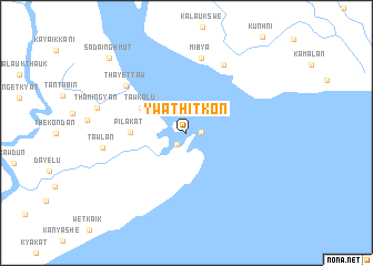 map of Ywathitkon