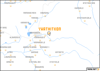 map of Ywathitkon