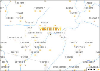 map of Ywathitkyi