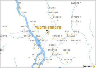 map of Ywathit North