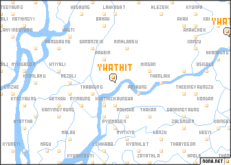 map of Ywathit