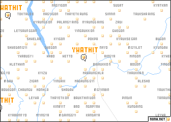 map of Ywathit