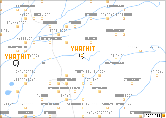 map of Ywathit