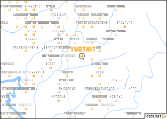 map of Ywathit