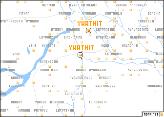 map of Ywathit