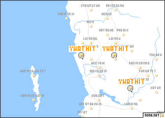 map of Ywathit