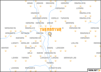 map of Ywemanywa