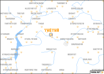 map of Yweywa