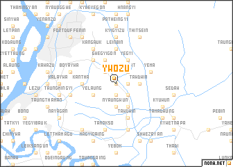 map of Ywozu