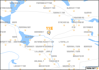 map of Yxe