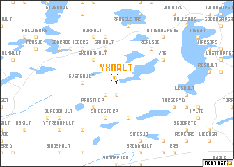 map of Yxnalt