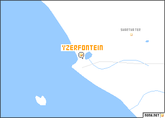 map of Yzerfontein