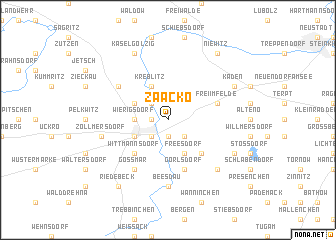 map of Zaacko