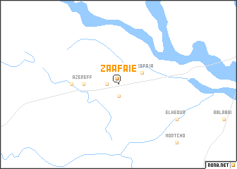 map of Zaafaië
