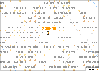 map of Zaakna