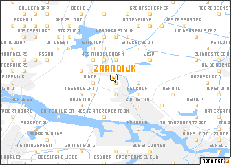 map of Zaandijk